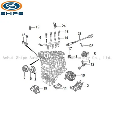 ELEMENTO DE CONTROL ELECTRÓNICO DE SISTEMA DE ENCENDIDO PARA CHERY TIGGO 2 TIGGO 3X